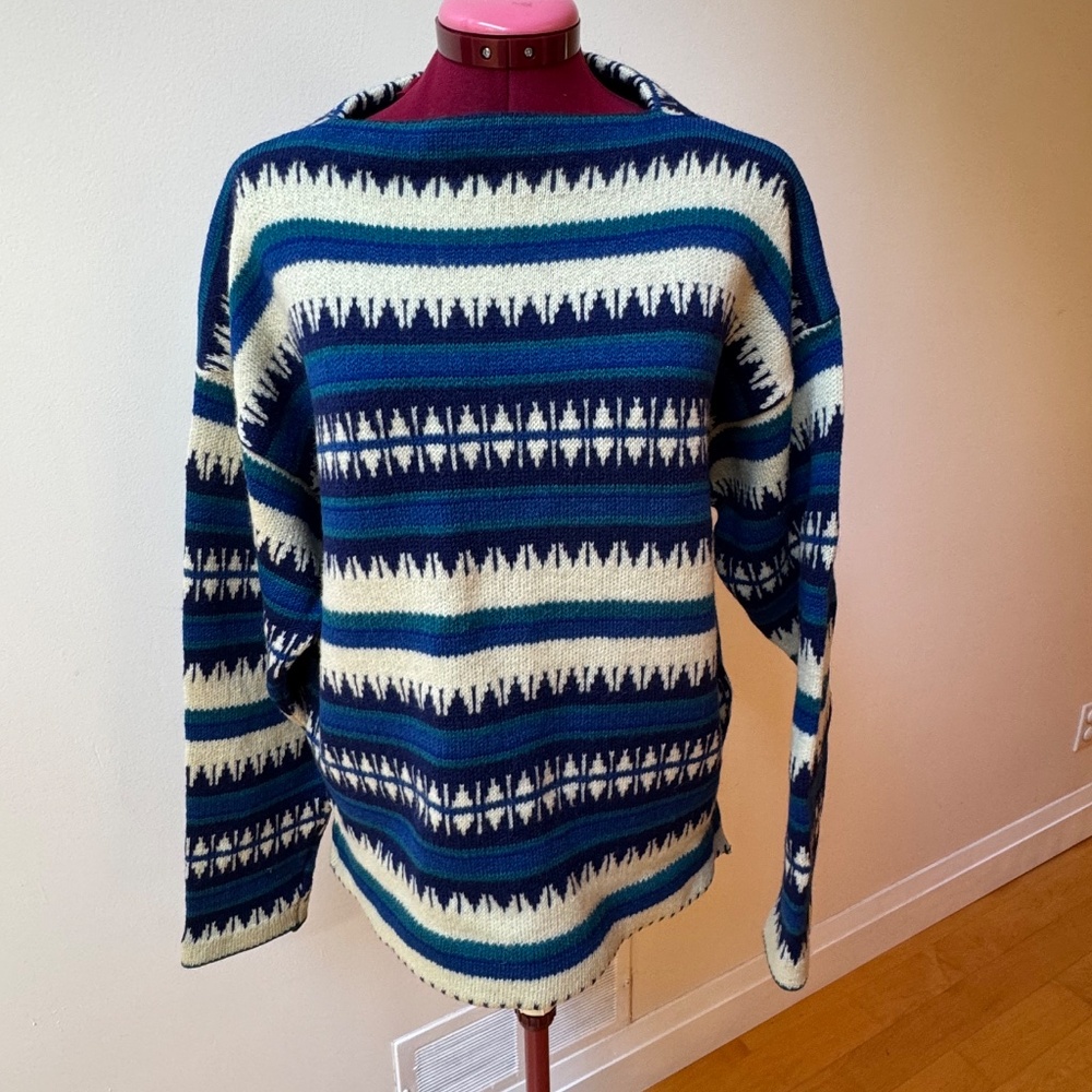 Vintage Wool 'Iceland Modellar' Scandinavian Sweater Sz. M